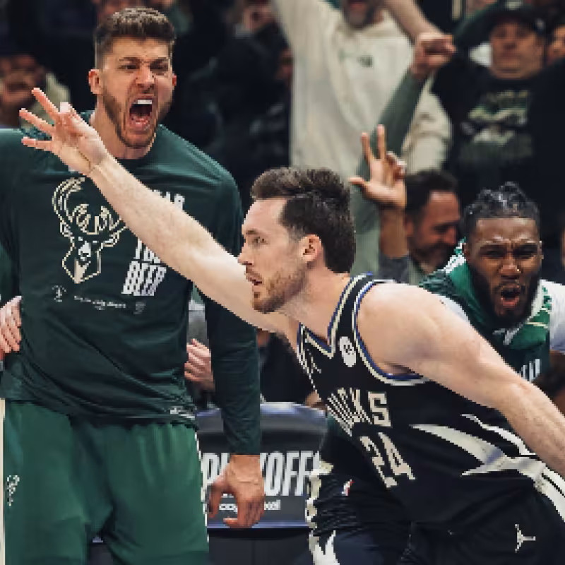 Brutal partido de los Bucks ante los Heat.