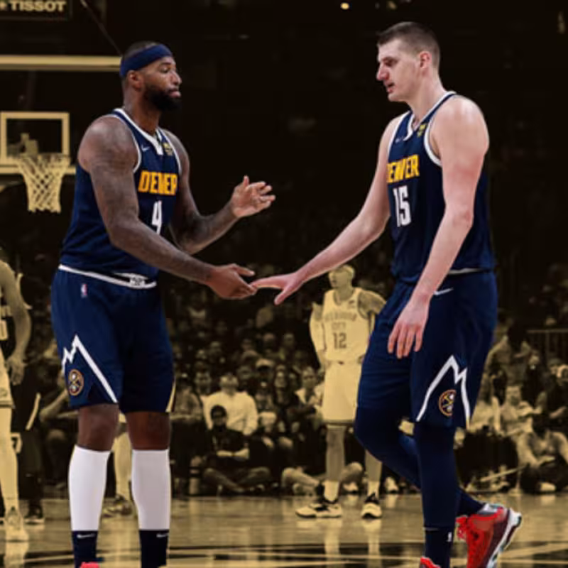 DeMarcus Cousins y Nikola Jokic