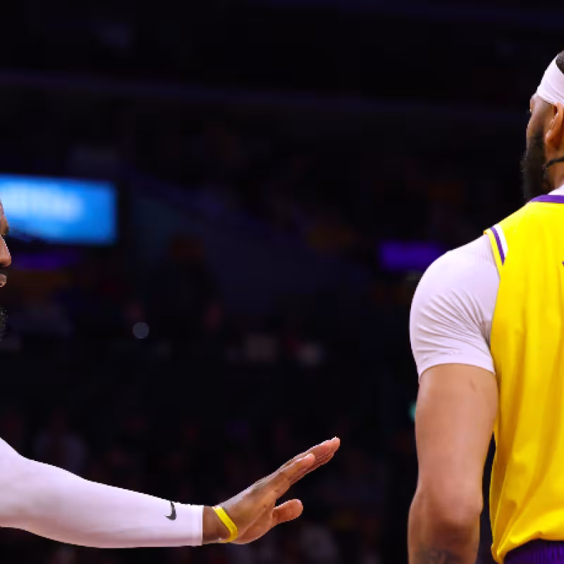 LeBron James, estrella de Los Angeles Lakers. 