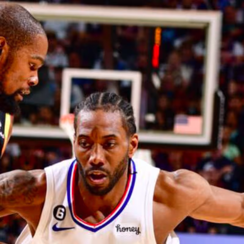 Kawhi Leonard, estrella de Los Angeles Clippers, destrozó a Kevin Durant. 
