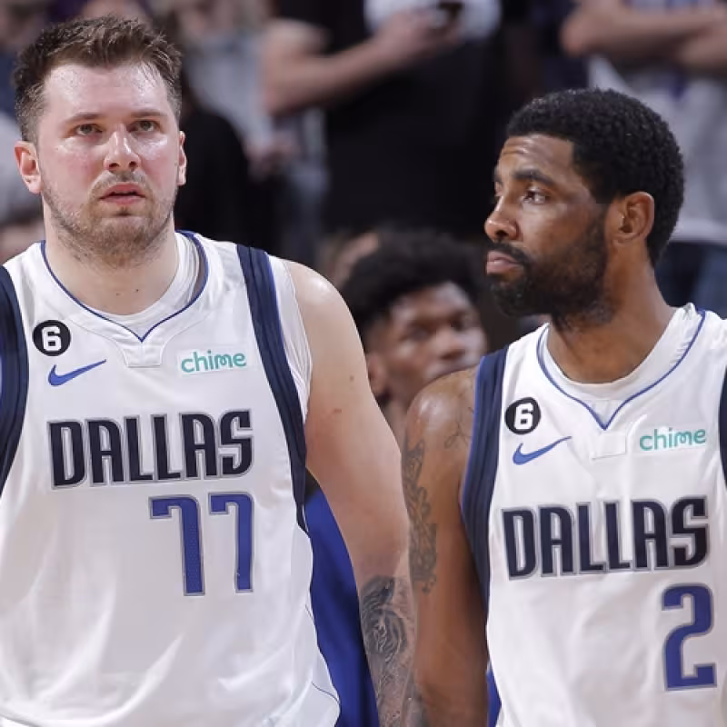 Luka Doncic y Kyrie Irving