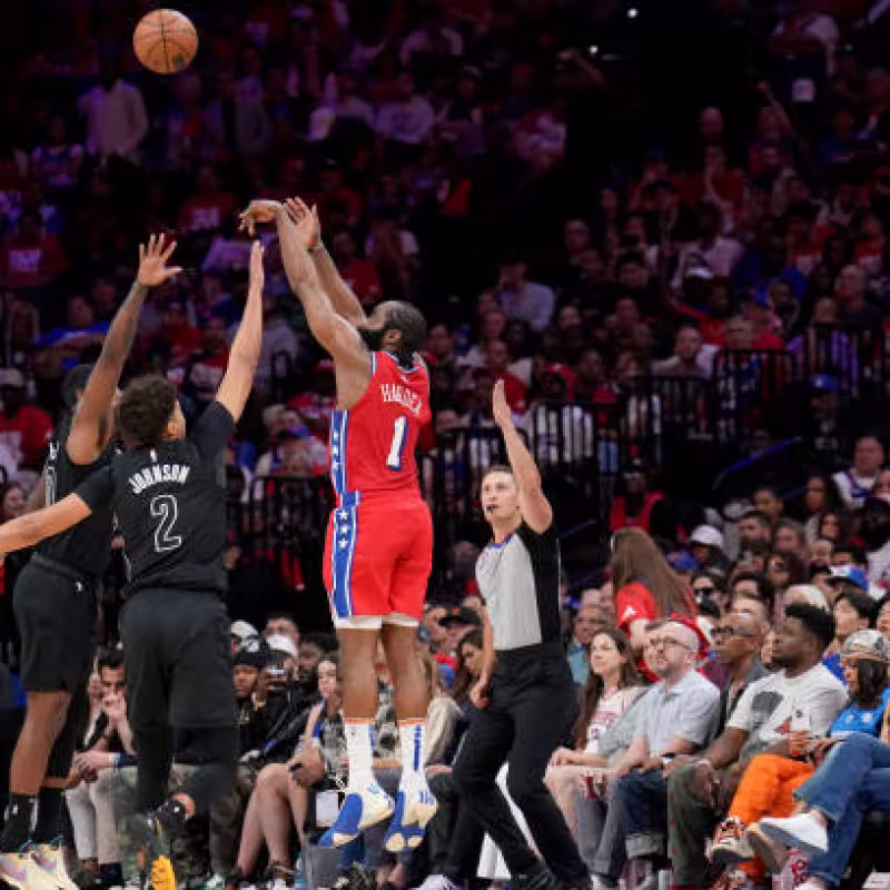 Sixer gana a los Nets en playoffs NBA 2023. Foto: gettyimages