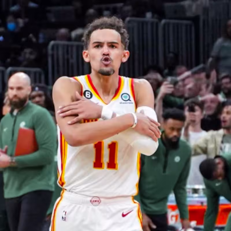 Trae Young, estrella de Atlanta Hawks.