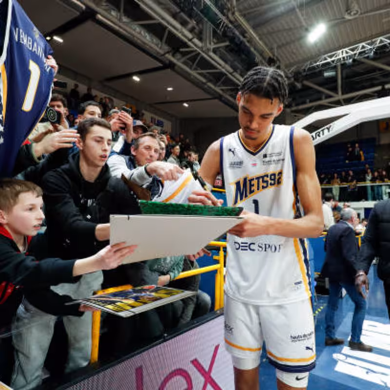Víctor Wembanyama, destinos probables NBA. Foto: gettyimages