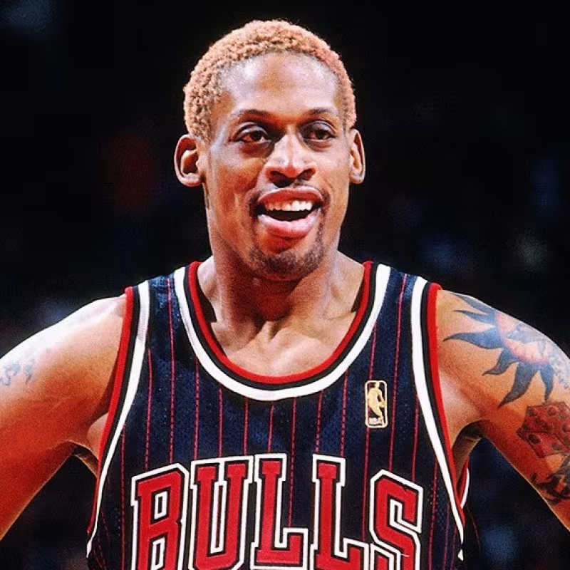 Dennis Rodman, leyenda de Chicago Bulls.