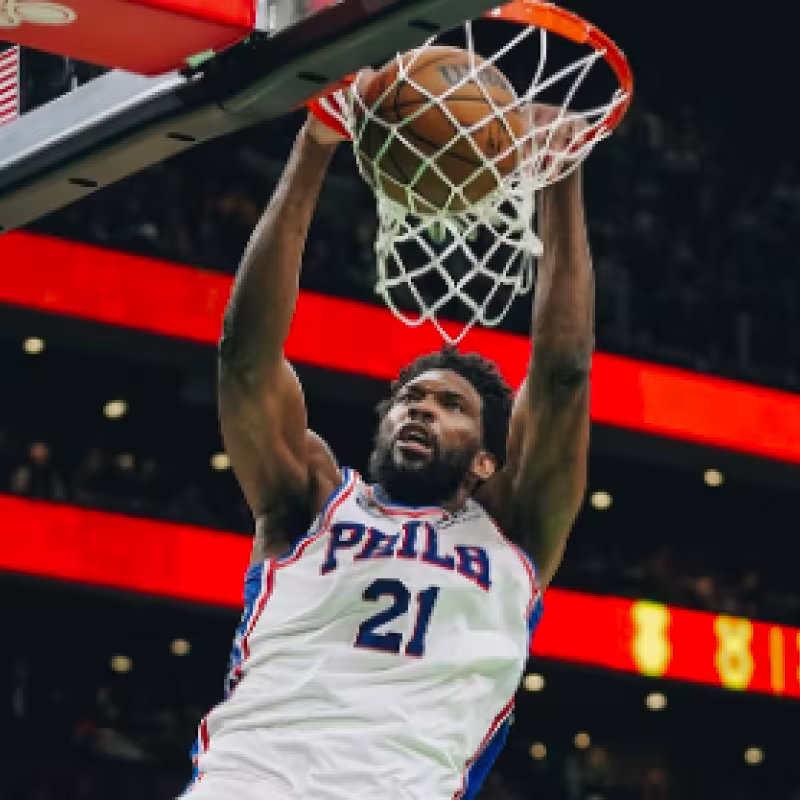 Joel Embiid, estrella de Philadelphia 76ers.