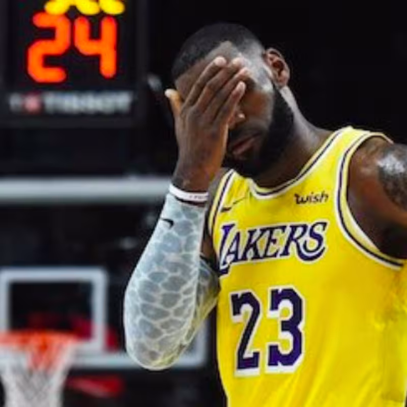 LeBron James, estrella de Los Angeles Lakers. 