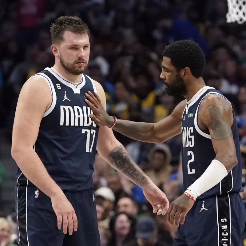 Luka Doncic y Kyrie Irving