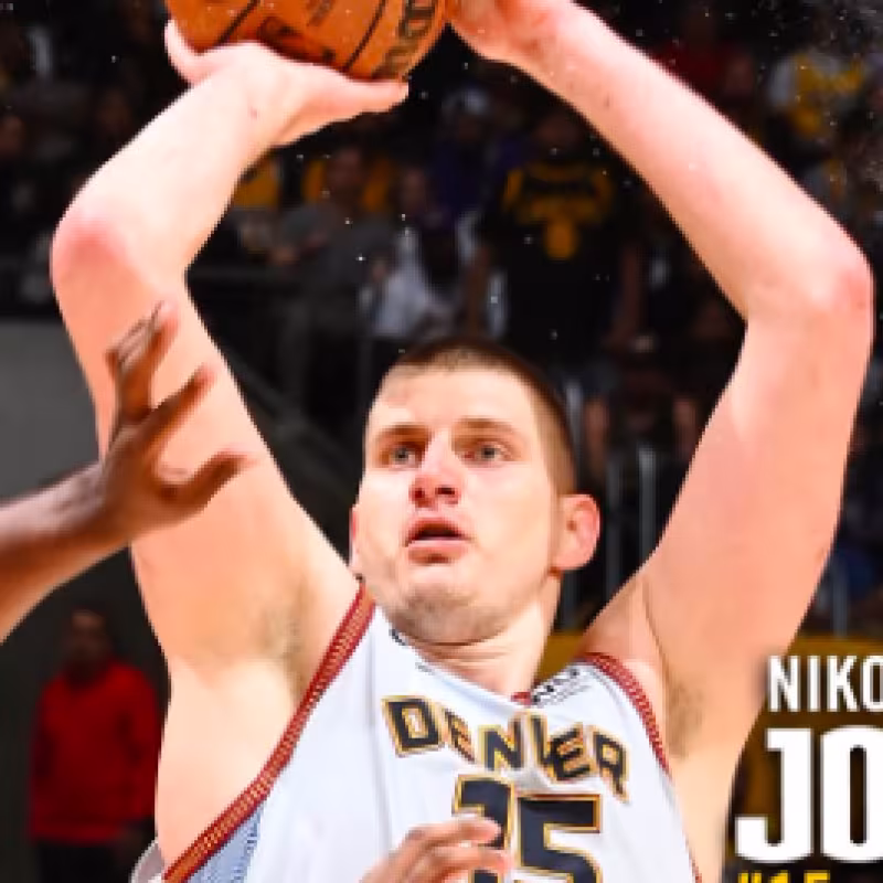 Nikola Jokic, estrella de Denver Nuggets.