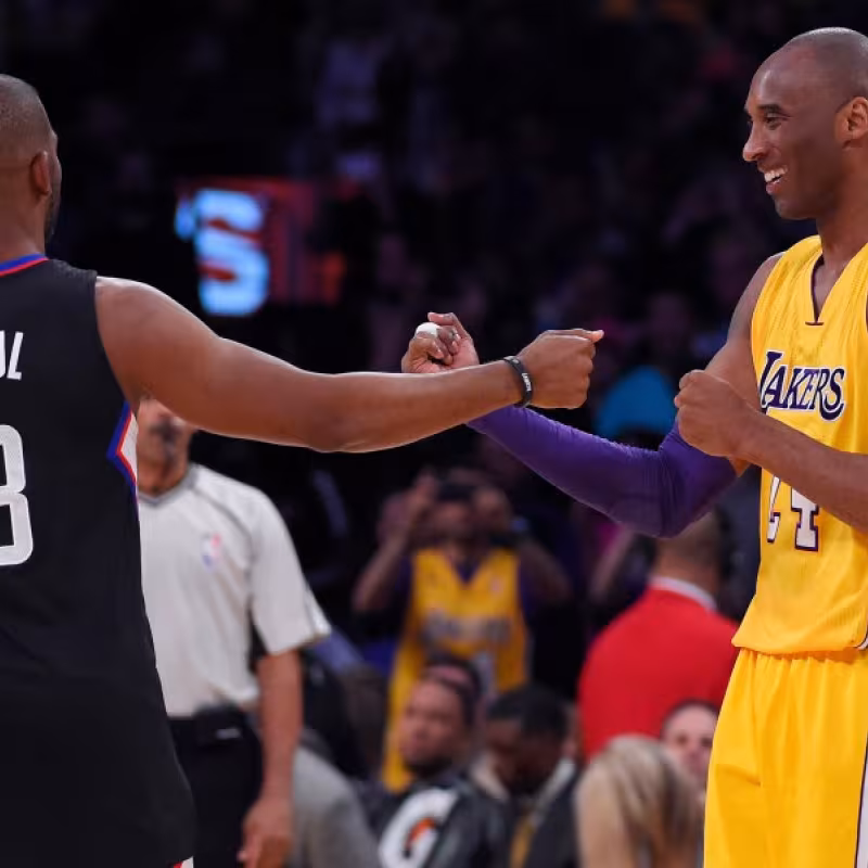 Chris Paul y Kobe Bryant