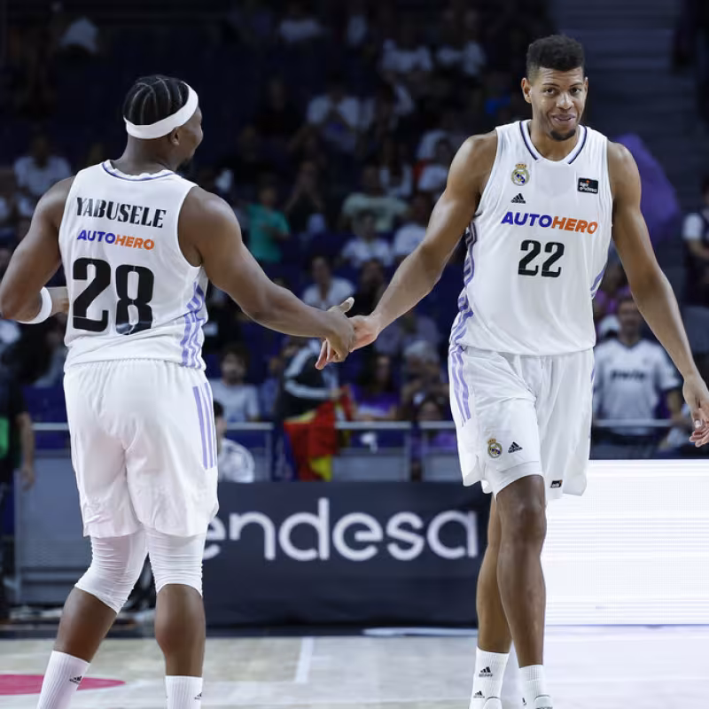 Guerschon Yabusele y Edy Tavares