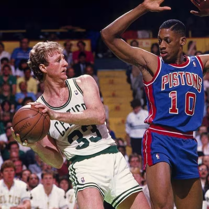 Larry Bird y Dennis Rodman
