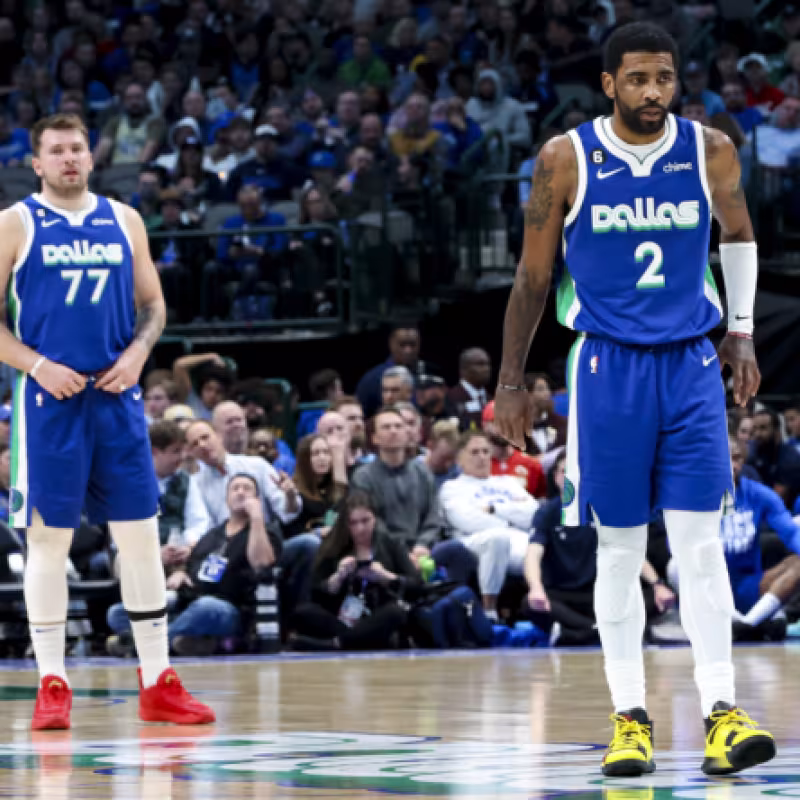Luka Doncic y Kyrie Irving