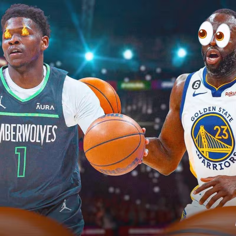 Anthony Edwards y Draymond Green