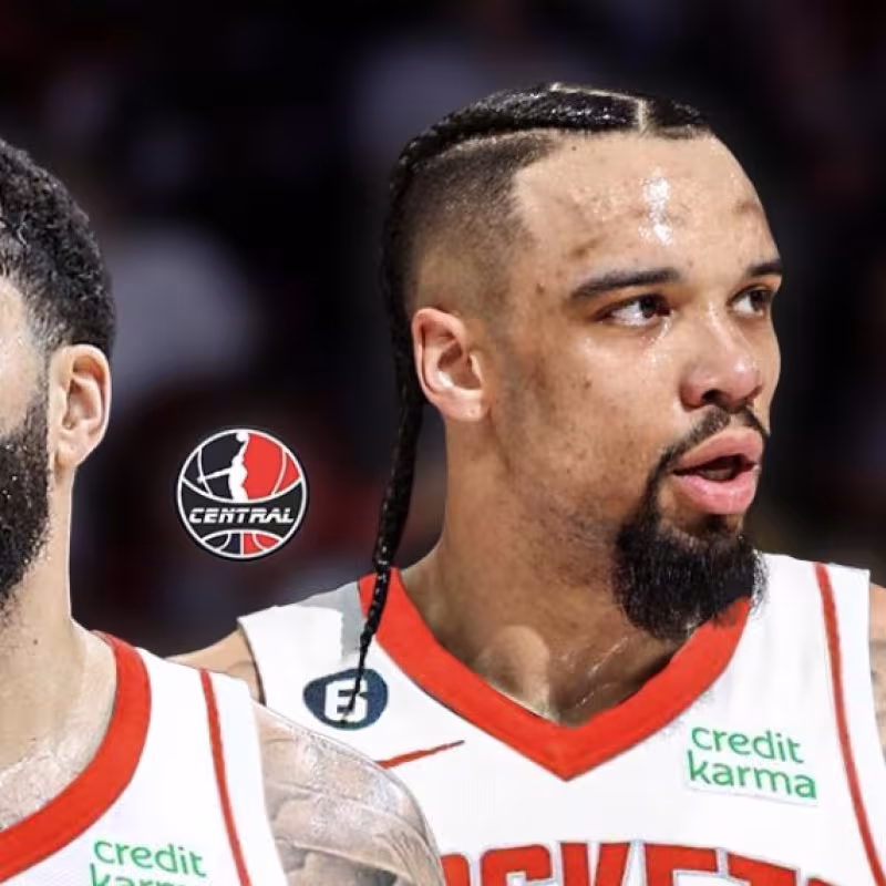 Dillon Brooks y Fred VanVleet, jugadores de Houston Rockets.