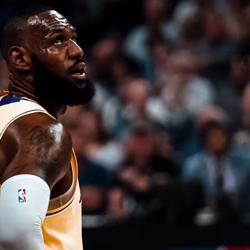 LeBron James, jugador de Los Angeles Lakers.