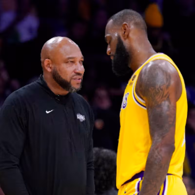 Darvin Ham, entrenador de Los Angeles Lakers. 