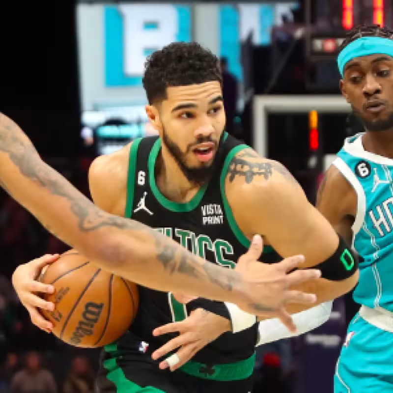 Jayson Tatum, estrella de Boston Celtics. 