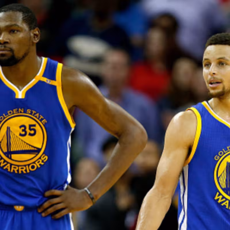 Kevin Durant y Stephen Curry