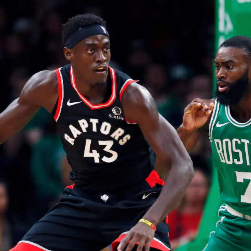 Pascal Siakam suena para Boston Celtics
