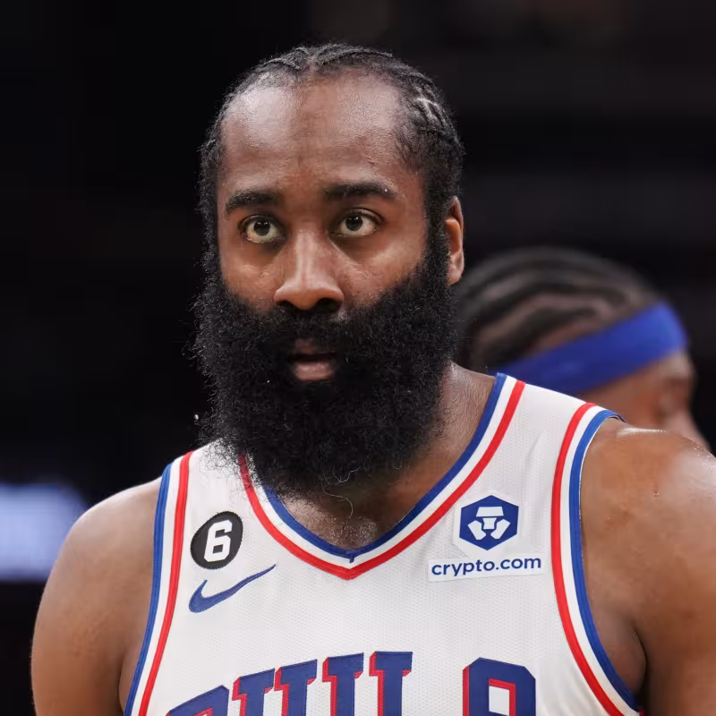 James Harden, jugador de Philadelphia 76ers.