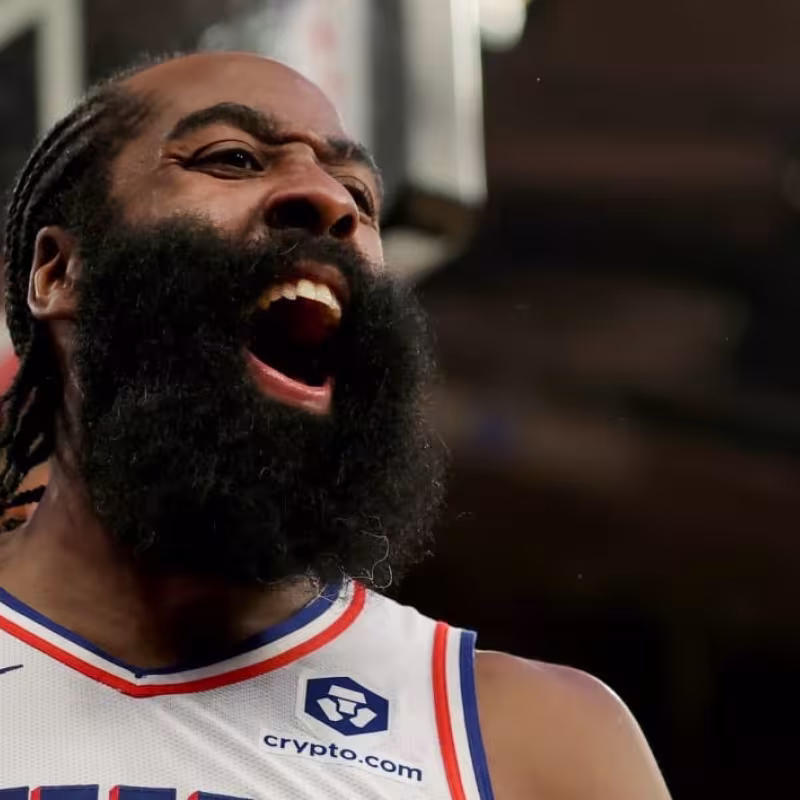 James Harden, jugador de Philadelphia 76ers.