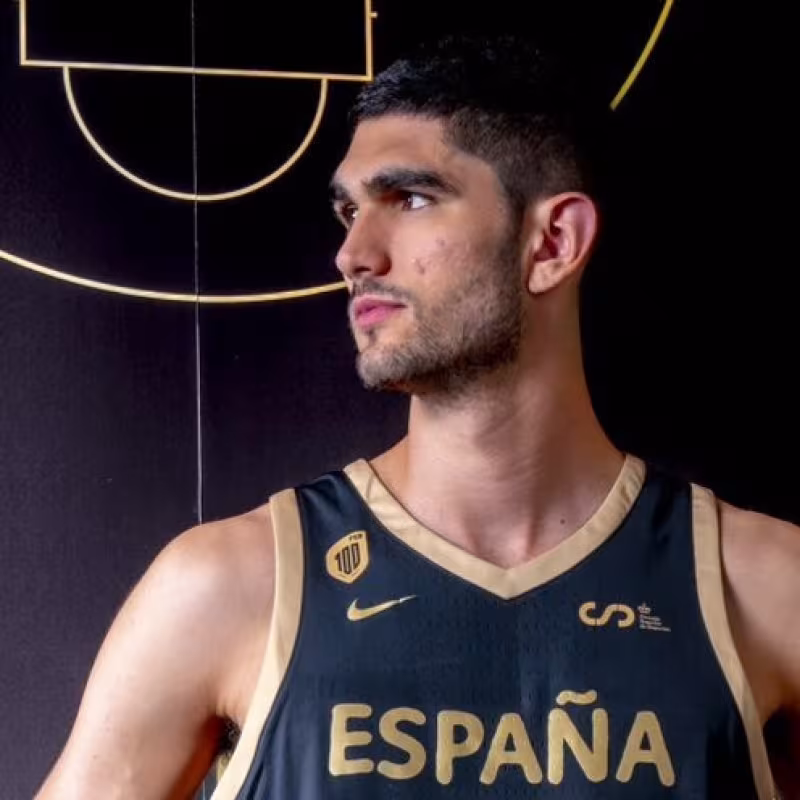 Santi Aldama, jugador de la Selección Española.