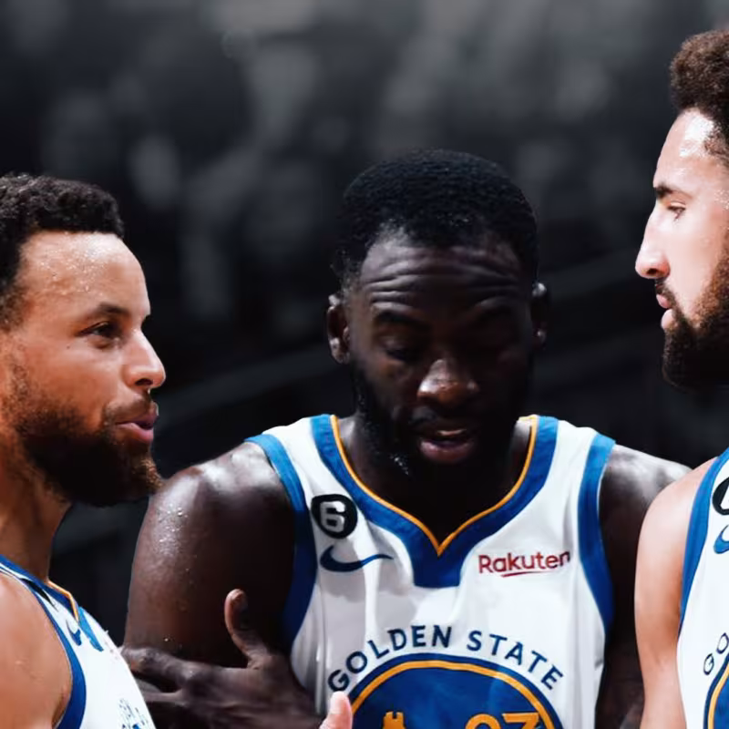 Stephen Curry, Draymond Green y Klay Thompson