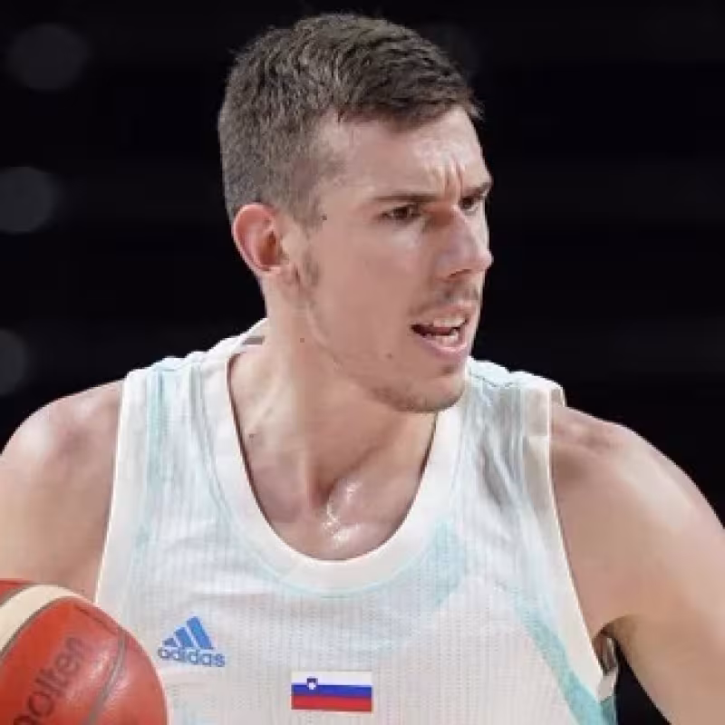 Vlatko Cancar, jugador de Eslovenia.
