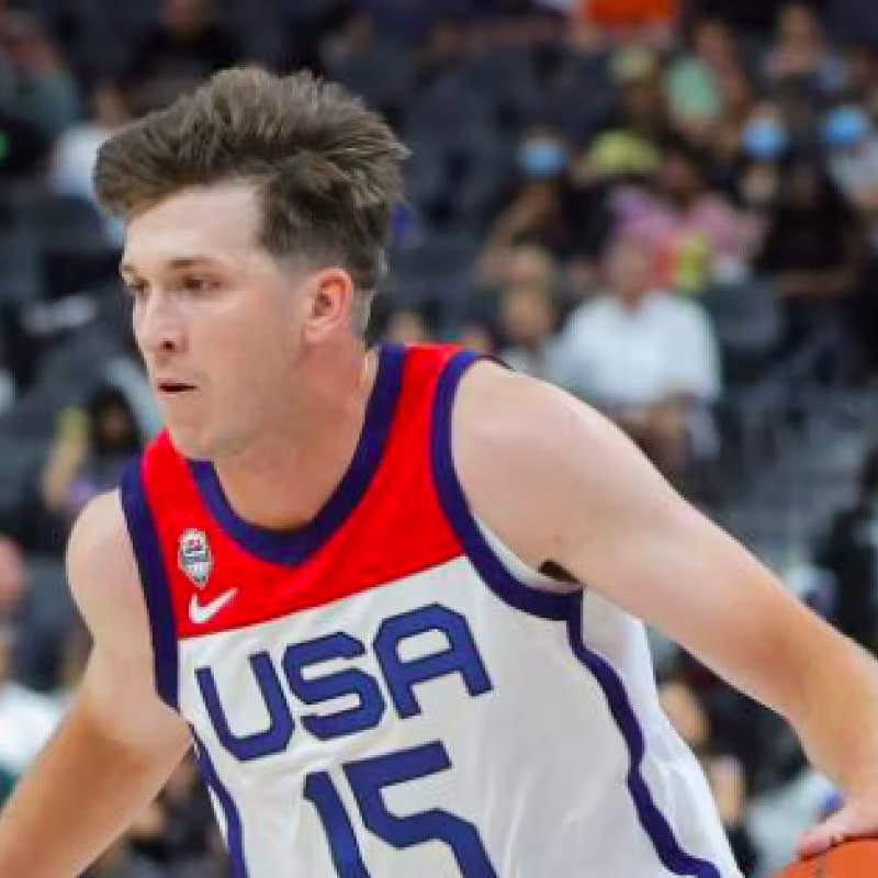 Austin Reaves, jugador del Team USA. 