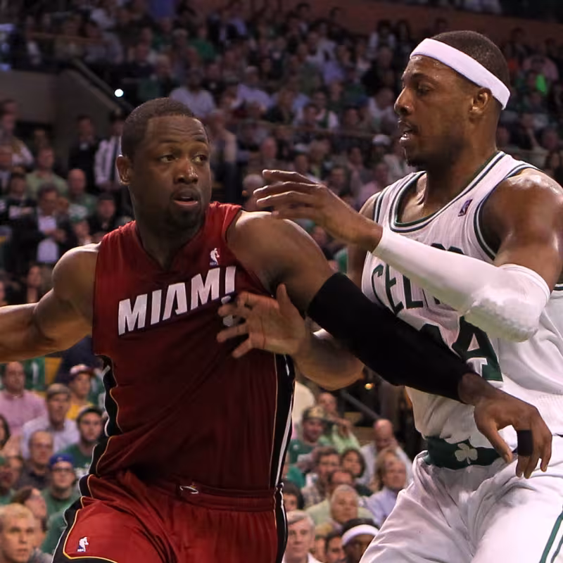 Dwyane Wade y Paul Pierce
