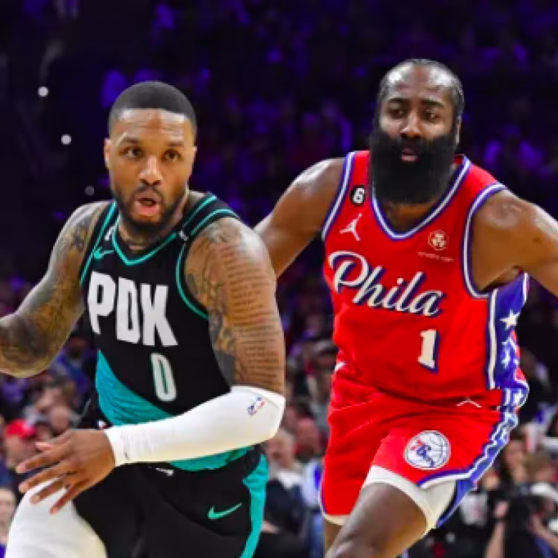 Damian Lillard y James Harden, envueltos siempre en rumores NBA.