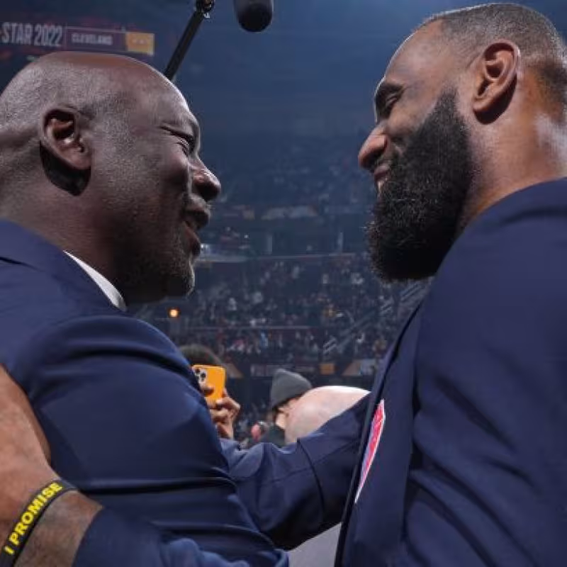 Michael Jordan y LeBron James
