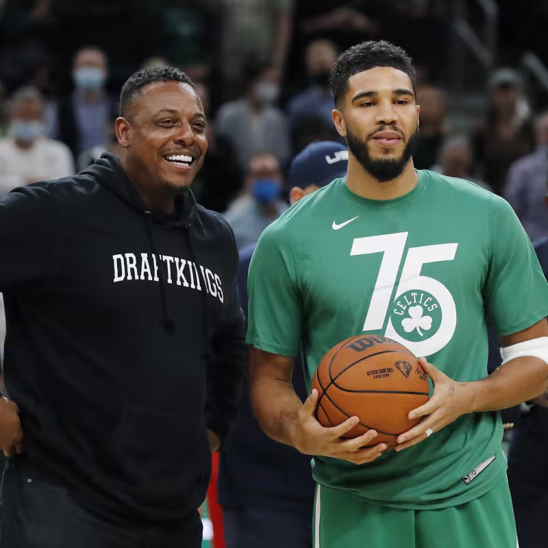 Paul Pierce y Jayson Tatum