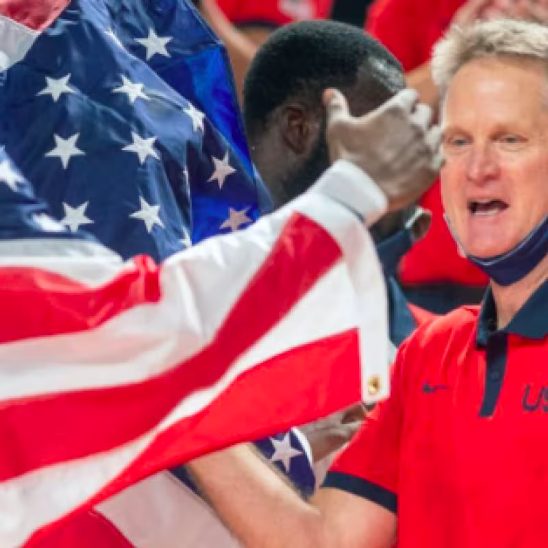 Steve Kerr, seleccionador del Team USA. 