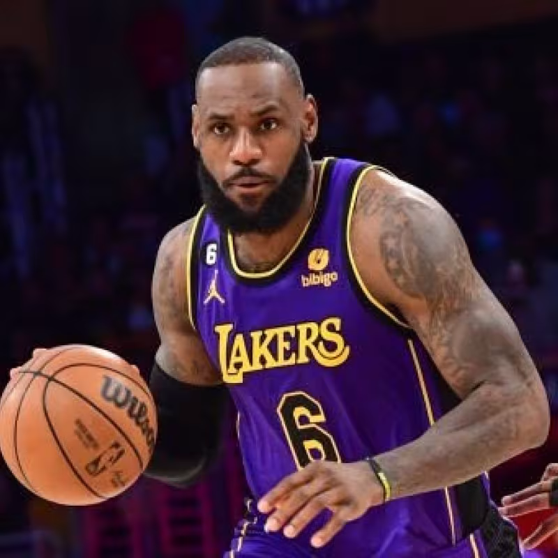 LeBron James, jugador de Los Angeles Lakers.