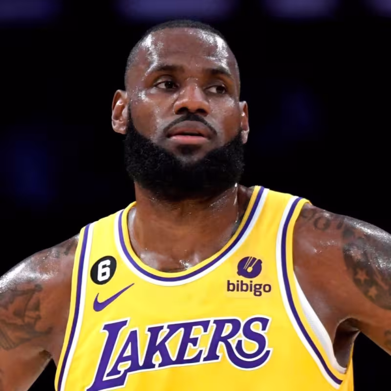 LeBron James, jugador de Los Angeles Lakers.