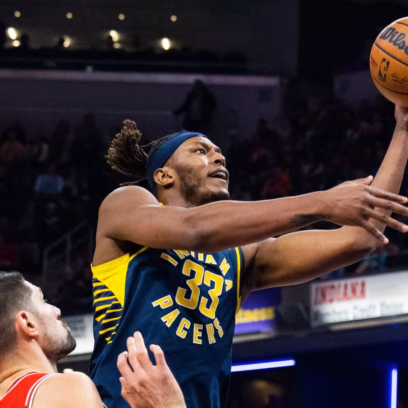 Myles Turner, jugador de Indiana Pacers.