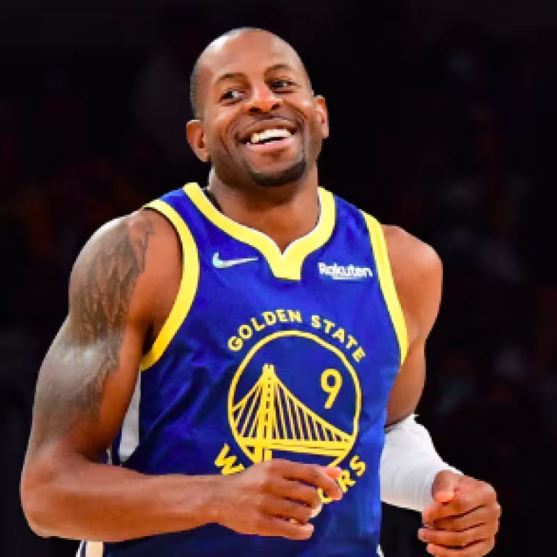 Andre Iguodala, con la camiseta de Golden State Warriors.