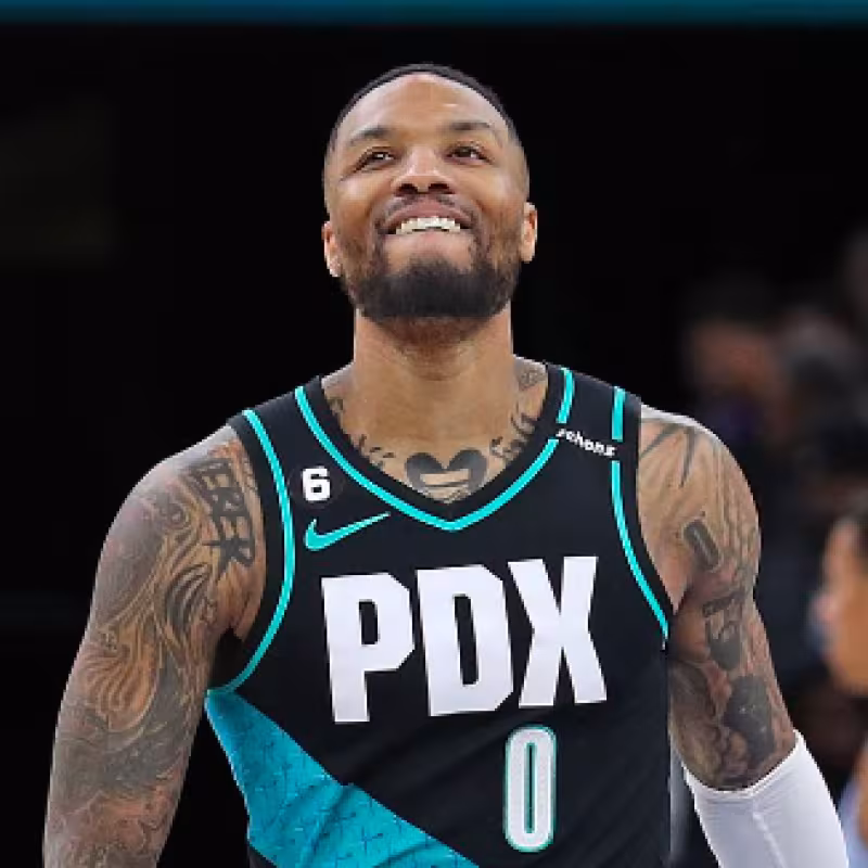 Damian Lillard, estrella de Portland Trail Blazers. 