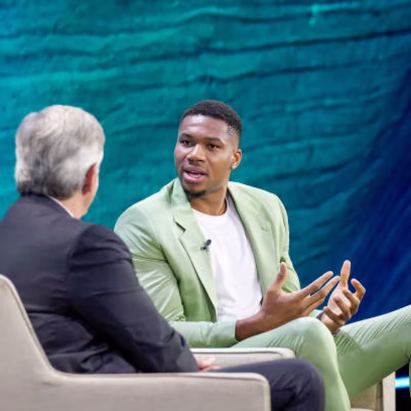 Giannis Antetokounmpo, trabajo con Olajuwon. Foto: gettyimages