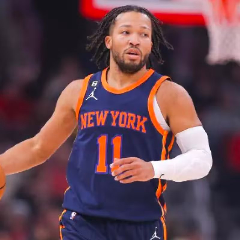 Jalen Brunson, jugador de los Knicks. 