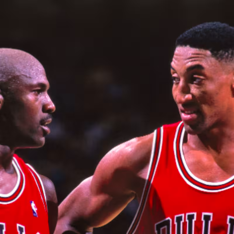 Michael Jordan y Scottie Pippen: otro nivel. 