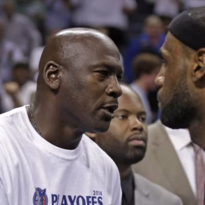 Michael Jordan y LeBron James