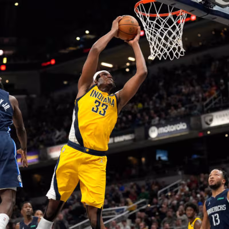 Myles Turner, rumores NBA Dallas Mavericks. Foto: gettyimages