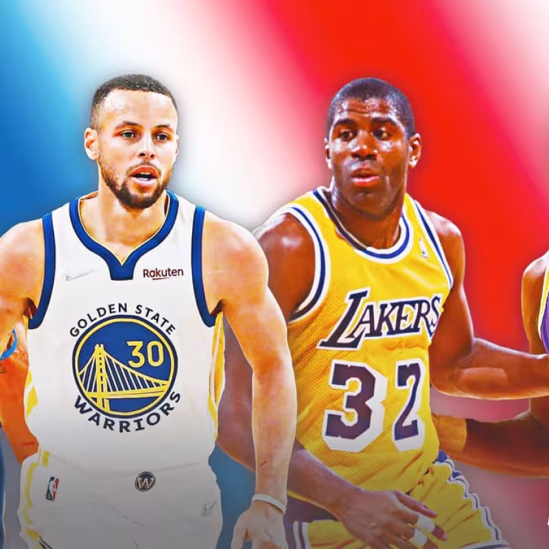 Stephen Curry y Magic Johnson