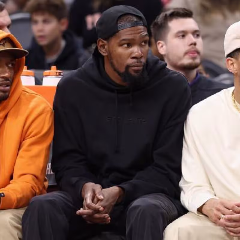 Bradley Beal, Kevin Durant y Devin Booker
