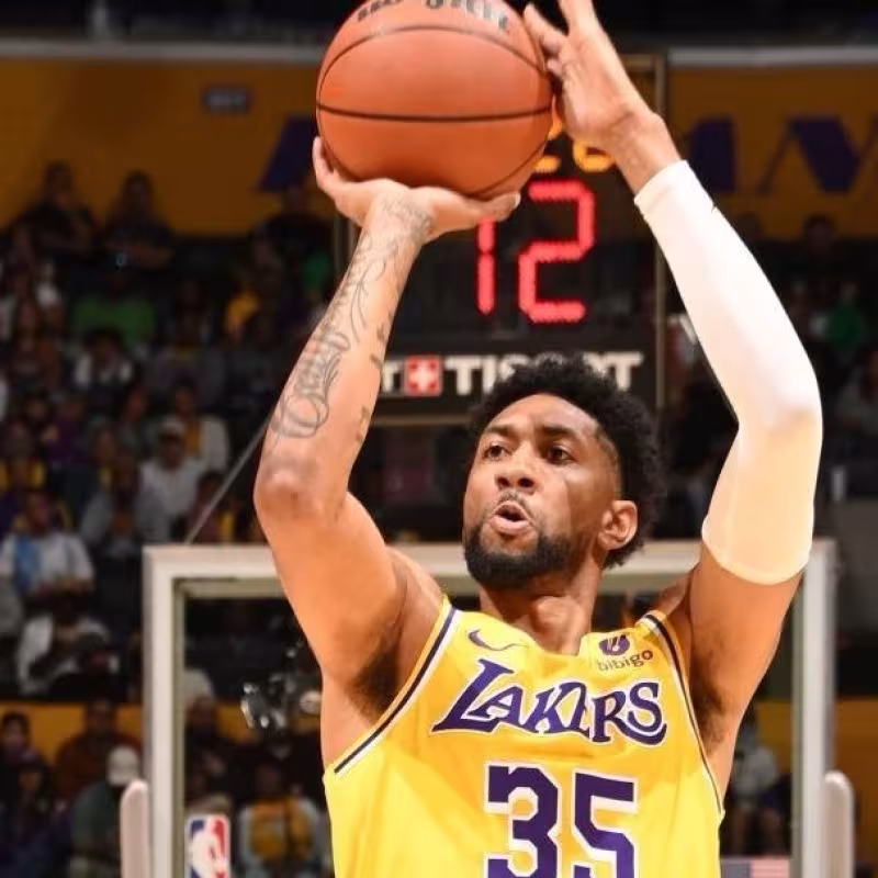 Christian Wood, jugador de Los Angeles Lakers.