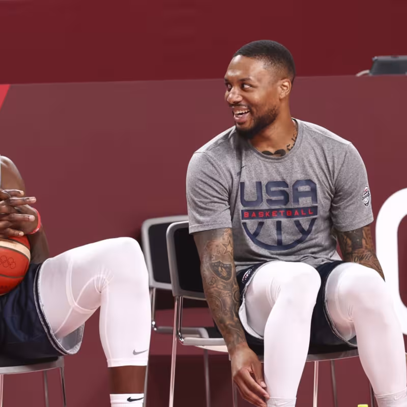 Bam Adebayo y Damian Lillard