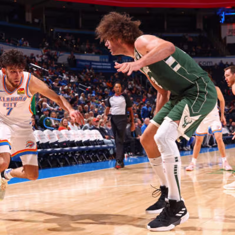 Chet Holmgren, pretemporada. Foto: gettyimages
